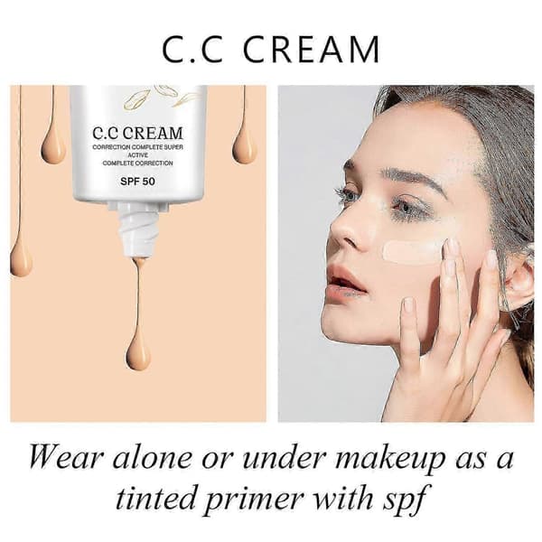 CC creme, specielt designet til moden hud, med en superaktiv CC creme foundation SPF 50.