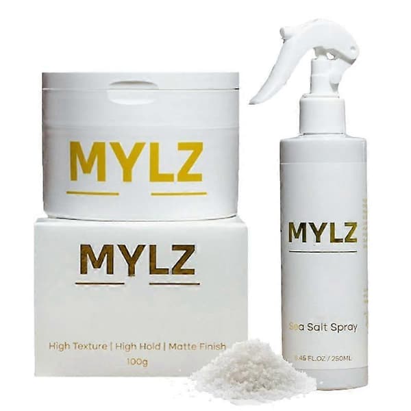Mylz sjøsaltsett med mangoduft, spesielt designet for å gi menn volum.