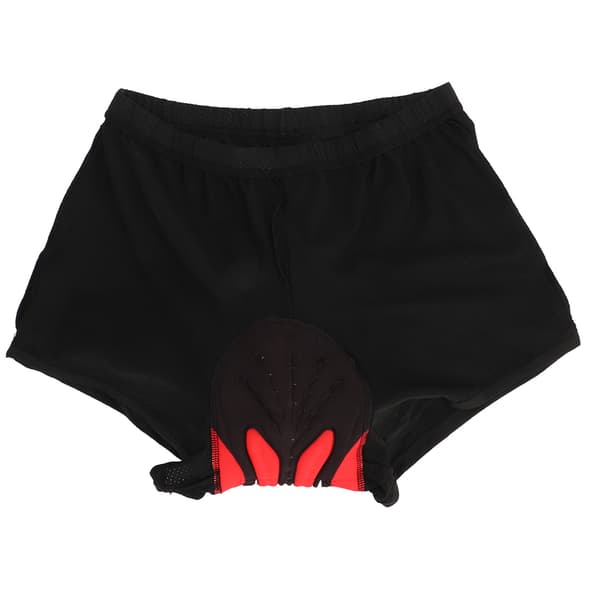 Unisex Cykelshorts med Åndbar 3D Silikonepolstring, Hurtigtørrende, Sort, 3XL