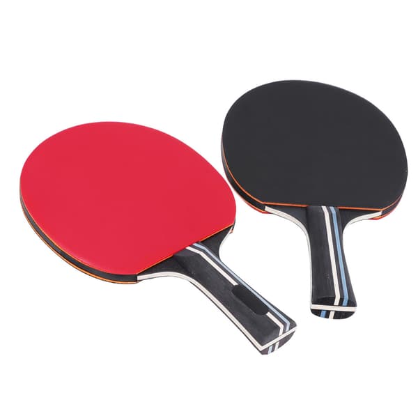 BSK-6 Bordtennisbat Sæt med 2 Bat, 3 Bolde, Skridsikkert Greb til Begyndere