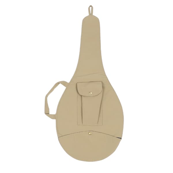 Enkel Unisex Tennisracketväska med Justerbart Canvasbälte, Khaki
