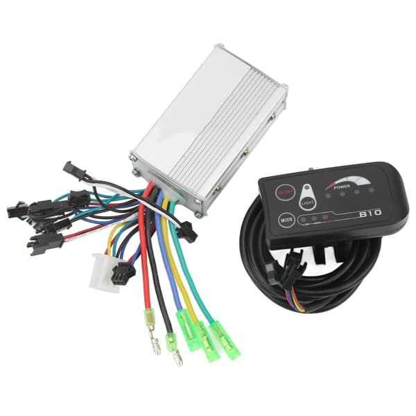 24V 250W 350W Børsteløs Motorcontroller med LED-panel til Cykler og El-løbehjul