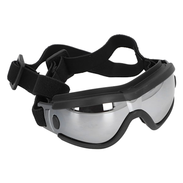 Hundesolbriller, Vindtætte, UV-resistente, Eksplosionssikre, Modestil, Sølvlinse