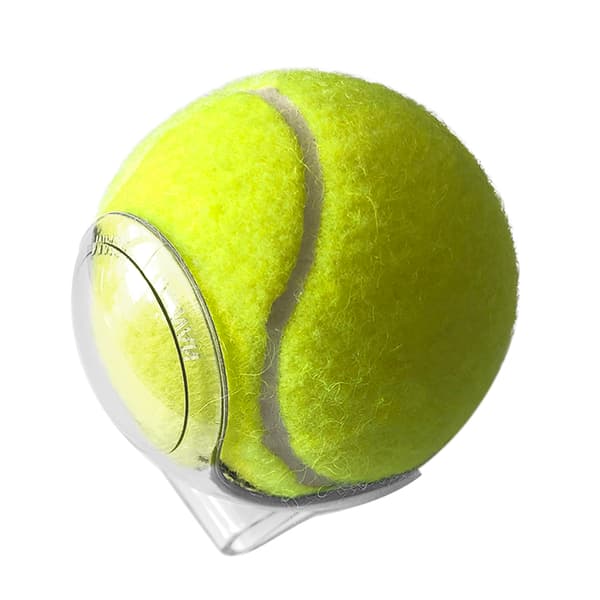 Läpinäkyvä tennispallopidike, harjoitustuki, vyötärökiinnitys, kevyt ABS 24g
