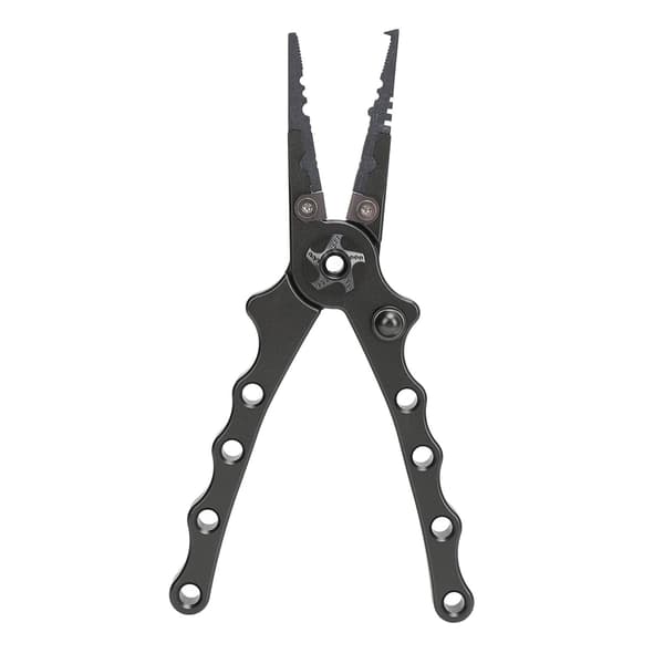 Multifunktionel fisketang i aluminiumslegering med automatisk lås og krogfjerner