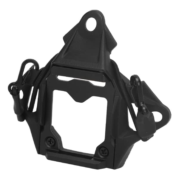 NVG hjälmfäste i aluminiumlegering med skruvar och muttrar, svart