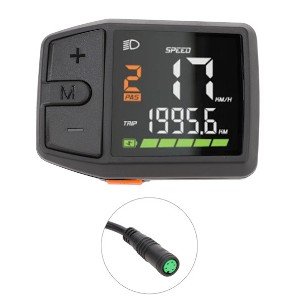 2-tommer farve OLED-skærm DZ41 elcykelpanel, vandafvisende, til UART centermotor