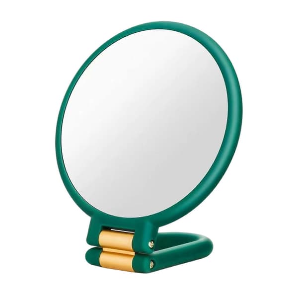 To-vejs spejle – 1x og 50x – til makeup-påføring
