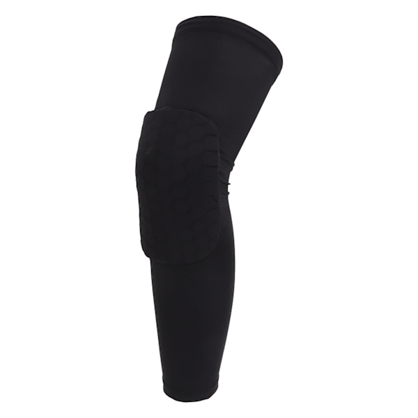 Sort Blød Fleksibel Polyester Ergonomisk Bærbar Kompressions Knæstøtte M