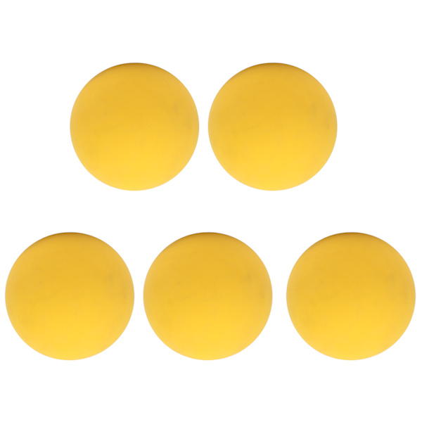 5 st elastisk boll 6 cm säker miljövänlig gummi för handträning, pooler, stränder, gul
