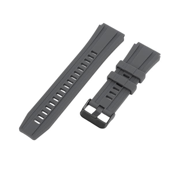Silikone Smartwatch Rem til GT4 GT3 GT2 22mm med Quick Release - Mørkegrå