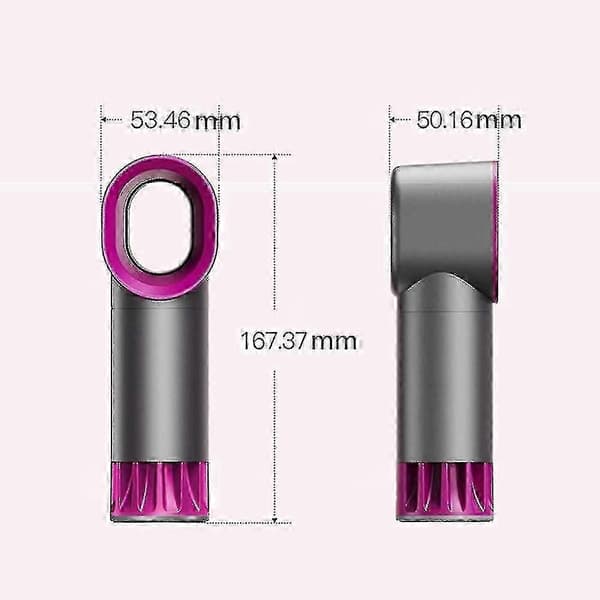 Bærbar bladløs vifte; Mini stillegående bladløs tårnvifte (rosa)