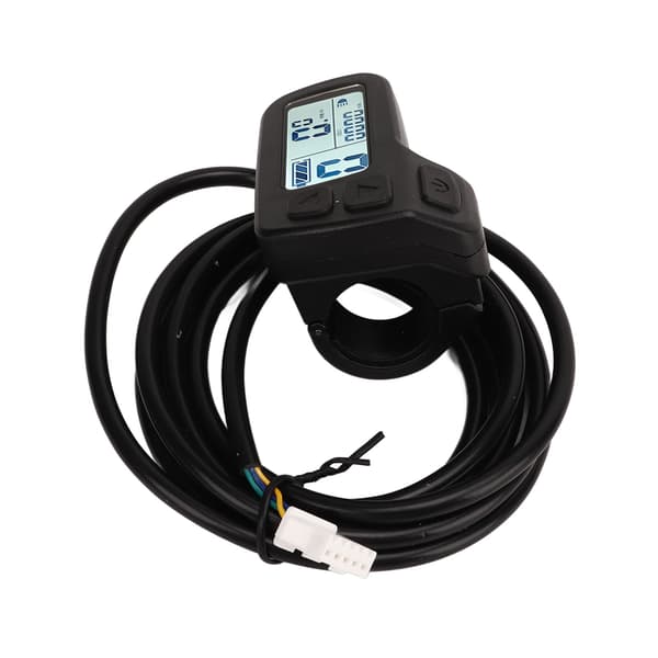 LCD-display til 24V 36V 48V elcykel, universelt speedometer, SM-kontrol.