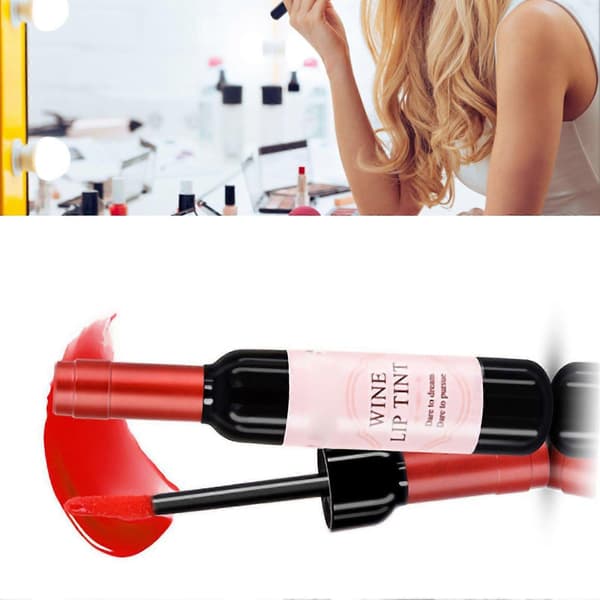 Langvarig flytende lipgloss, vinflaske-effekt, RD01