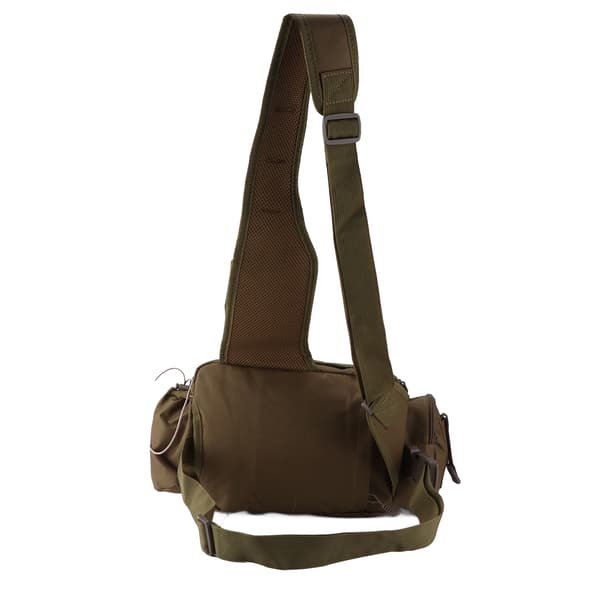 Fiskeredskapsväska, 600D Nylon, med bälte för utomhusfiske och cykling, Khaki