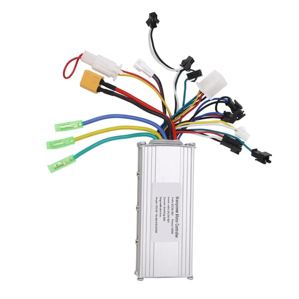 Børsteløs Controller 36V 48V 500W 28A til Elcykelmotor med Aluminiumslegeringshus