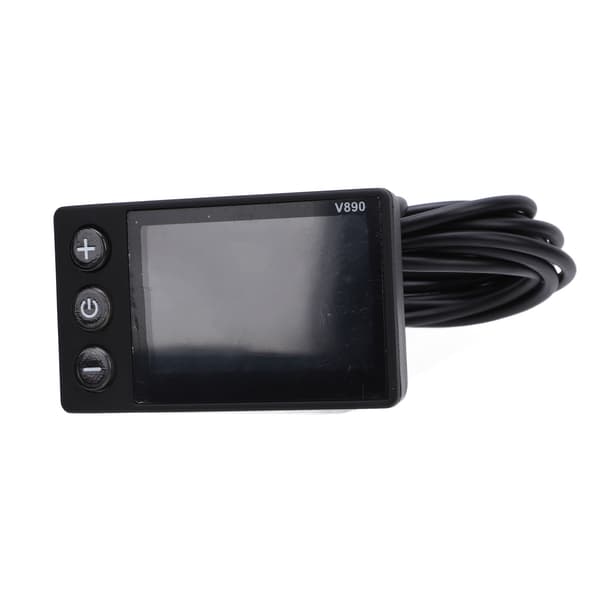 Vannbestandig LCD-sykkeldisplay med multifunksjonelt kontrollpanel for 22,2 mm styre.