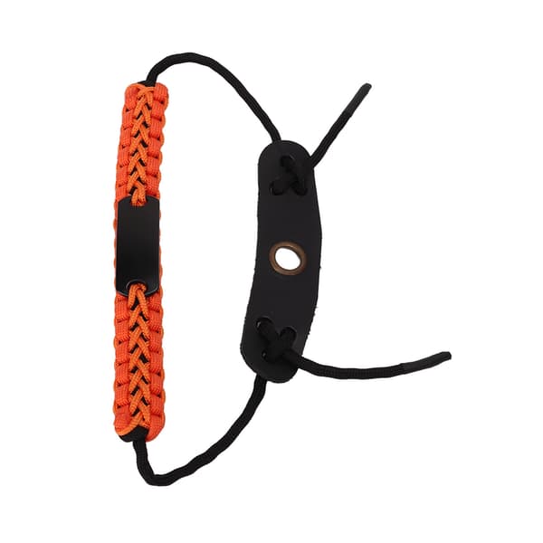 Justerbar nylon bueskydningshåndledsrem, orange, til jagt og skydning
