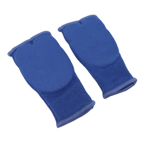 Interna boxningshandlindor med halkfria gelfingrar, nylon, för män och kvinnor, blå, medium
