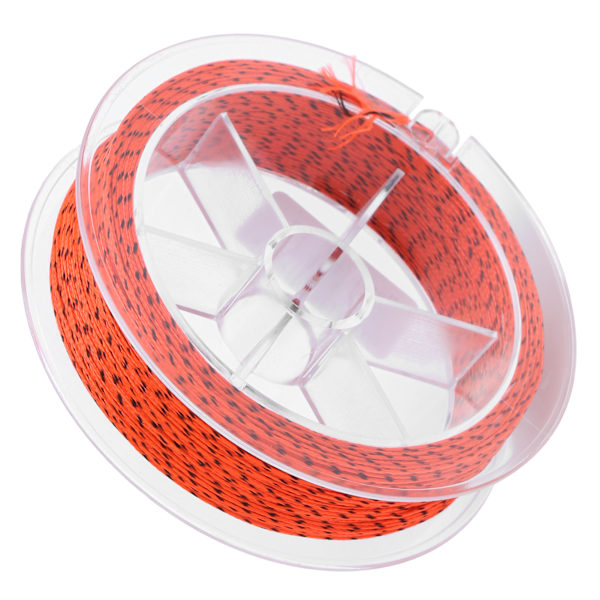 Voksfri Fluefiskeri Trimline 30LB 50m i Orange/Sort Polyester