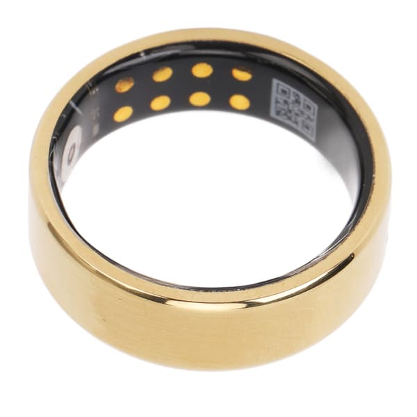 Smart sundheds- og fitnessring, søvntracker, skridttæller, guld, US 8, 60 mm