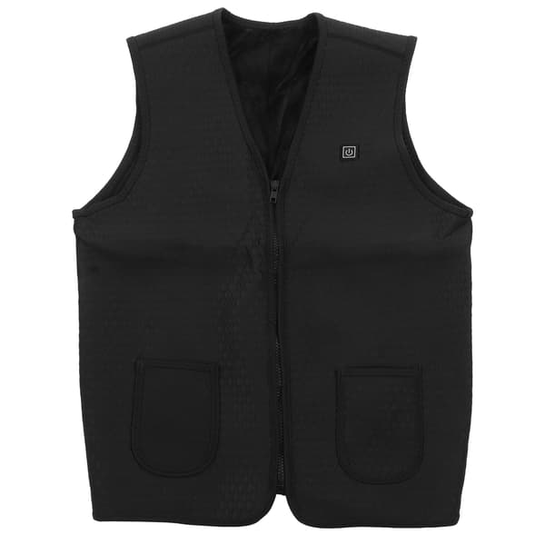 Elektrisk oppvarmet vest USB 5 soner 3 moduser Lett vaskbar for camping ski XL