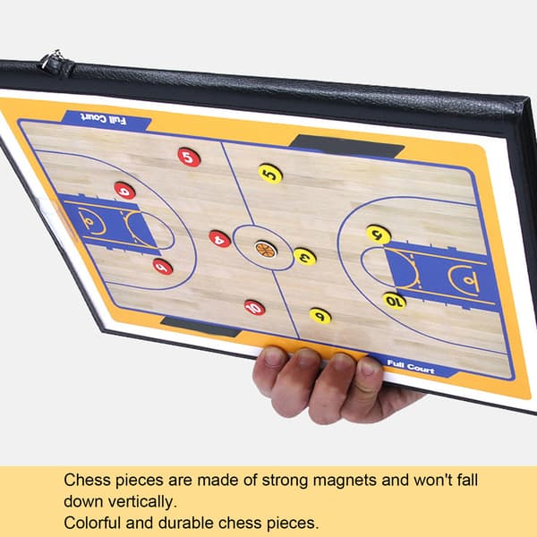 Vikbar magnetisk basketträningsbräda 2,5 sätt med penna och suddgummi