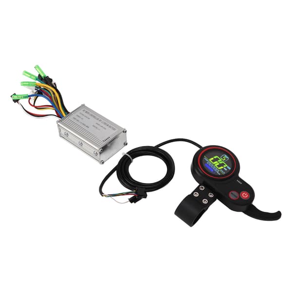 36V 48V 15A Børsteløs Motorstyring med LCD-display til Elcykler og Løbehjul, 22,2 mm Styr
