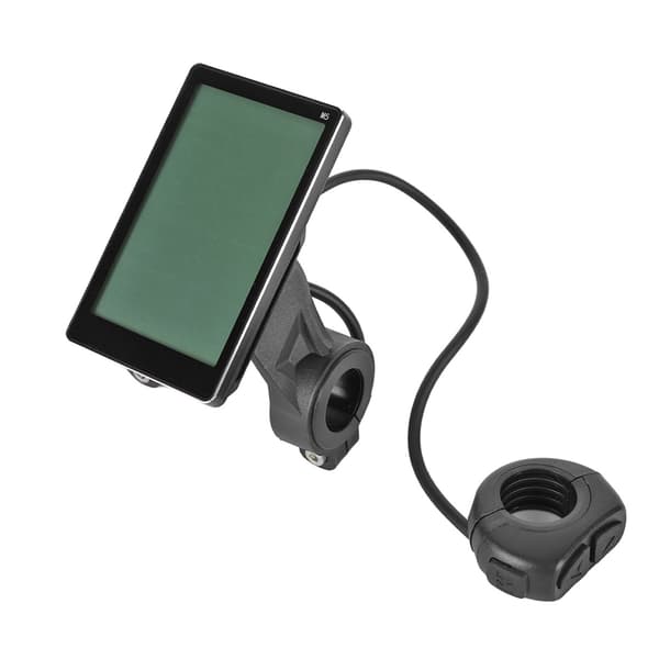 M5 LCD-skærm til elcykler og løbehjul, ABS-displaypanel med flere funktioner 24V-64V