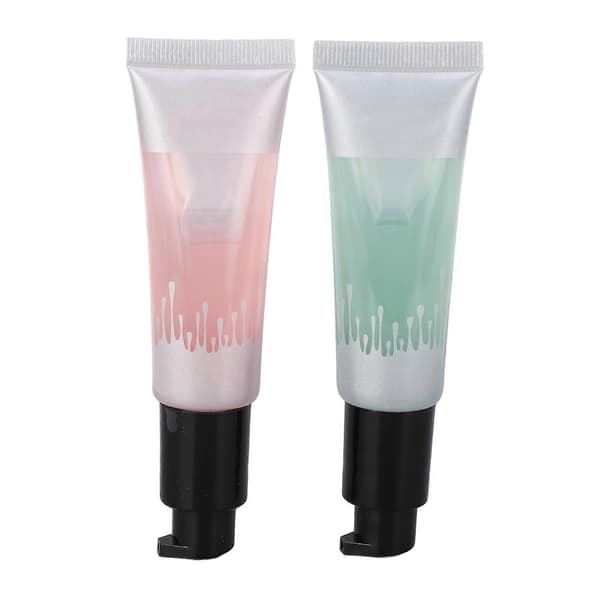 Set med 2 geler à 24 ml vardera, återfuktande makeupbas, minimerar porer och lyser upp hyn.
