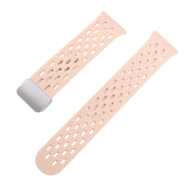 Åndbar silikone urrem med quick release til Galaxy Fit3 Roseate