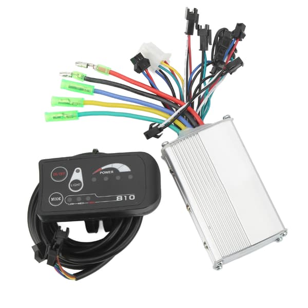 24V 250W 350W Børsteløs Motorcontroller med LED-panel til Cykler og El-løbehjul