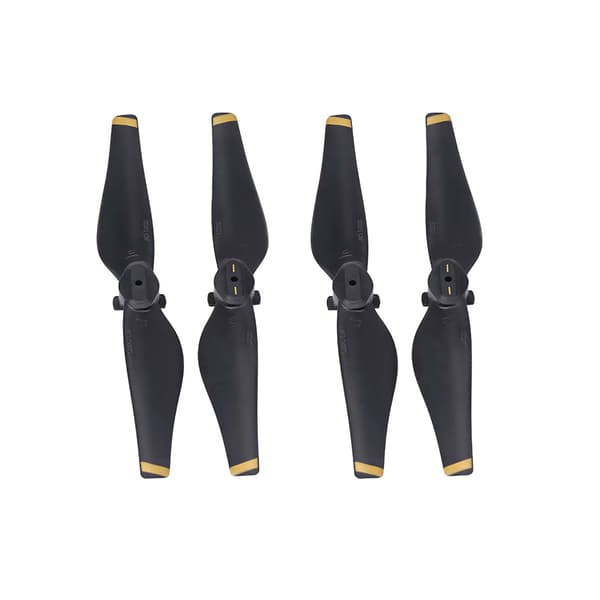 Erstatningspropeller med hurtigutløser CW CCW for Mavic Air Drone (Gullstripe) 2 par/sett