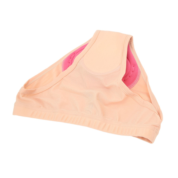 Dame Beige Elastisk Pustende Hurtigtørkende Sykkeltruser med 3D-polstring, Størrelse M