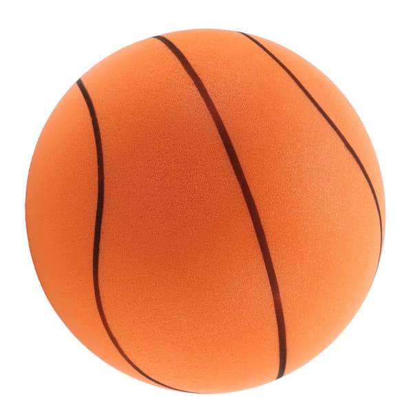 Tyst PU-basketboll, ingen uppblåsning, hög elasticitet, studsboll för hem och lägenhet