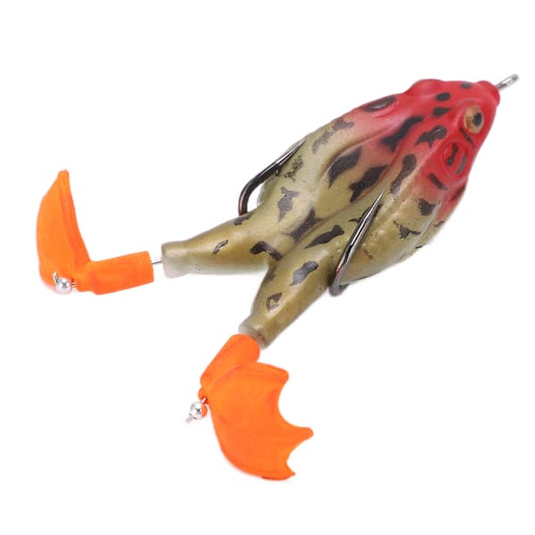Thunder Frog Baits Flytande Drag med Två Propellrar för Abborrfiske, Ormhuvudfisk, Lax, PVC, 9.5cm