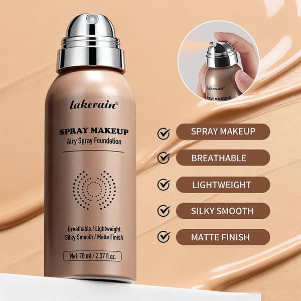 Magic Minerals Airbrush Foundation Makeup Silky Mist Spray Foundation Makeup Airbrush Flawless Se