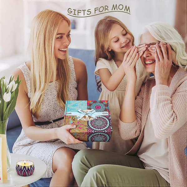 Doftljus presentset - 4-pack ljus presentset, perfekta presenter till mamma