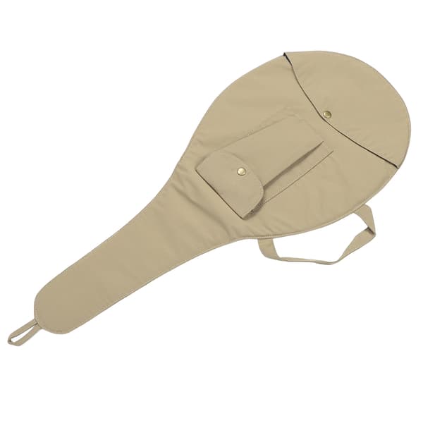 Enkel Unisex Tennisracketväska med Justerbart Canvasbälte, Khaki