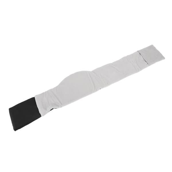 USB-opvarmet tørklæde til mænd og kvinder, 3 temperaturindstillinger, bærbart halstørklæde, sort, 105 cm