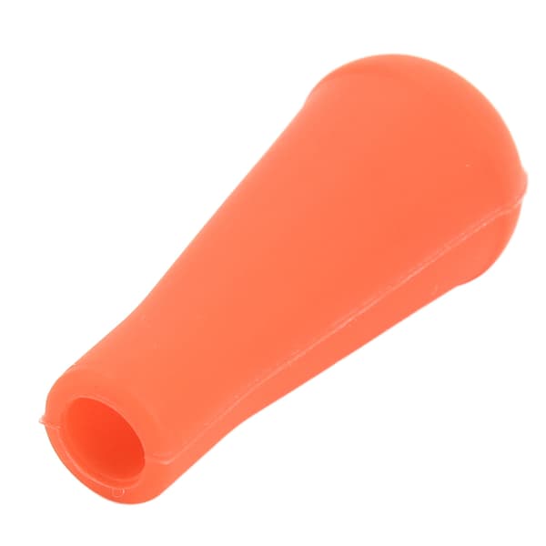 5 st pilspetsar i gummi 8 mm innerdiameter för utomhusträning i bågskytte - orange