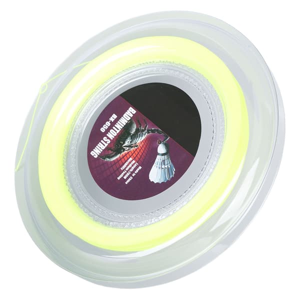 Badmintonracketsträng BX650 Nylon 0,72 mm 200 m Fluorescerande Gul för Träning