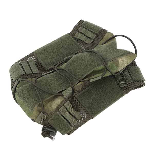 Justerbart kamouflage nylonhjälmskydd för snabb militär träningsstridshjälm