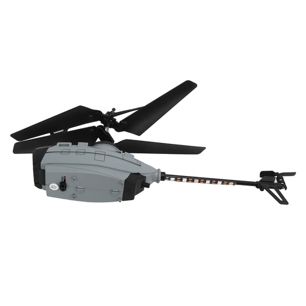 Fjärrstyrd helikopter med automatisk hinderundvikande, dubbla 4K-kameror, 3 batterier, grå