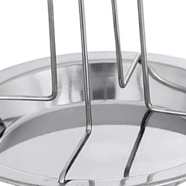 Lodret Kyllingestativ, Rustfrit Stål, Sammenklappeligt, Bærbart med Bakke, til Udendørs Grill.