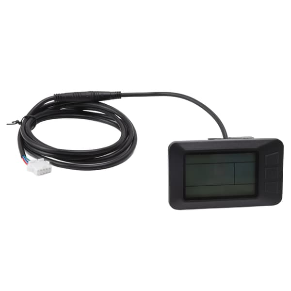 LCD Speedometer til El-cykler 24V 36V 48V 5-bens Stik Vandtæt KT Controller