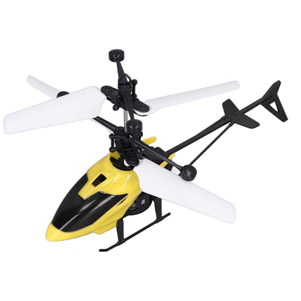 RC Mini Helikopter Stabil Induksjon Lysende Fallsikker Leke Gul