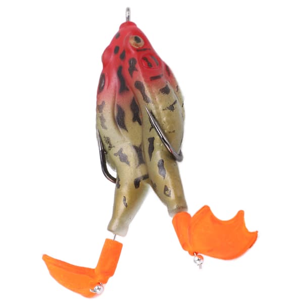 Thunder Frog Baits Flytande Drag med Två Propellrar för Abborrfiske, Ormhuvudfisk, Lax, PVC, 9.5cm