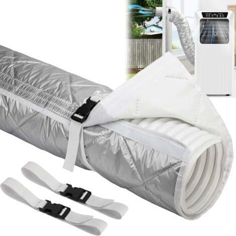 Paket med 1 skyddshölje för bärbara luftkonditioneringsslangar - 150 x 55 cm