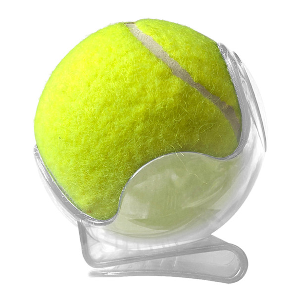 Läpinäkyvä tennispallopidike, harjoitustuki, vyötärökiinnitys, kevyt ABS 24g